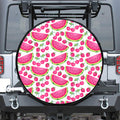 Cute Berry Watermelon Pattern Print Tire Cover