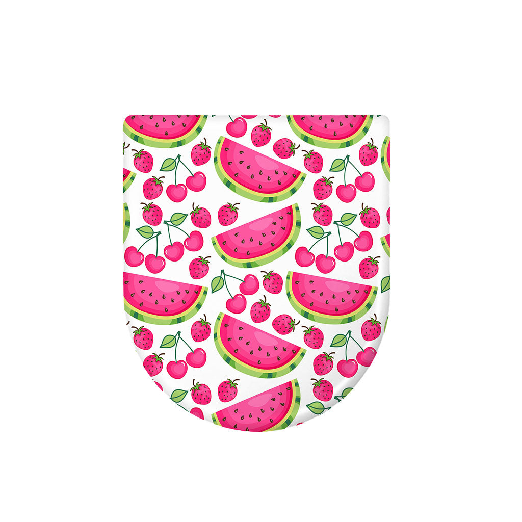 Cute Berry Watermelon Pattern Print Toilet Lid Cover