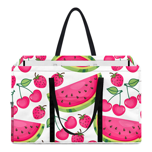 Cute Berry Watermelon Pattern Print Utility Tote Bag