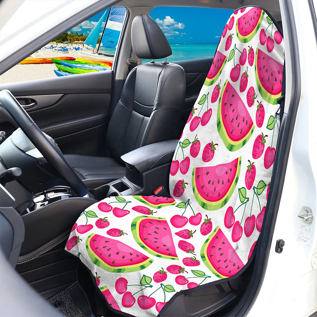 Cute Berry Watermelon Pattern Print Waterproof Car Seat Cover