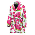 Cute Berry Watermelon Pattern Print Women's Bathrobe