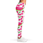 Cute Berry Watermelon Pattern Print Women's Leggings