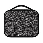 Cute Black And White Heart Pattern Print Classic Bible Case