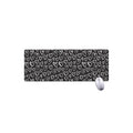 Cute Black And White Heart Pattern Print Extended Mouse Pad