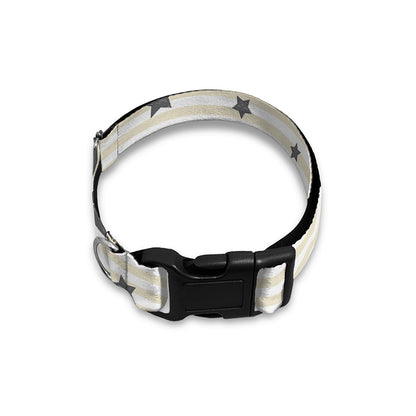 Cute Black Bear Pattern Print Dog Collar