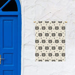 Cute Black Bear Pattern Print Garden Flag