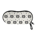 Cute Black Bear Pattern Print Glasses Case