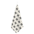 Cute Black Bear Pattern Print Hand Towel
