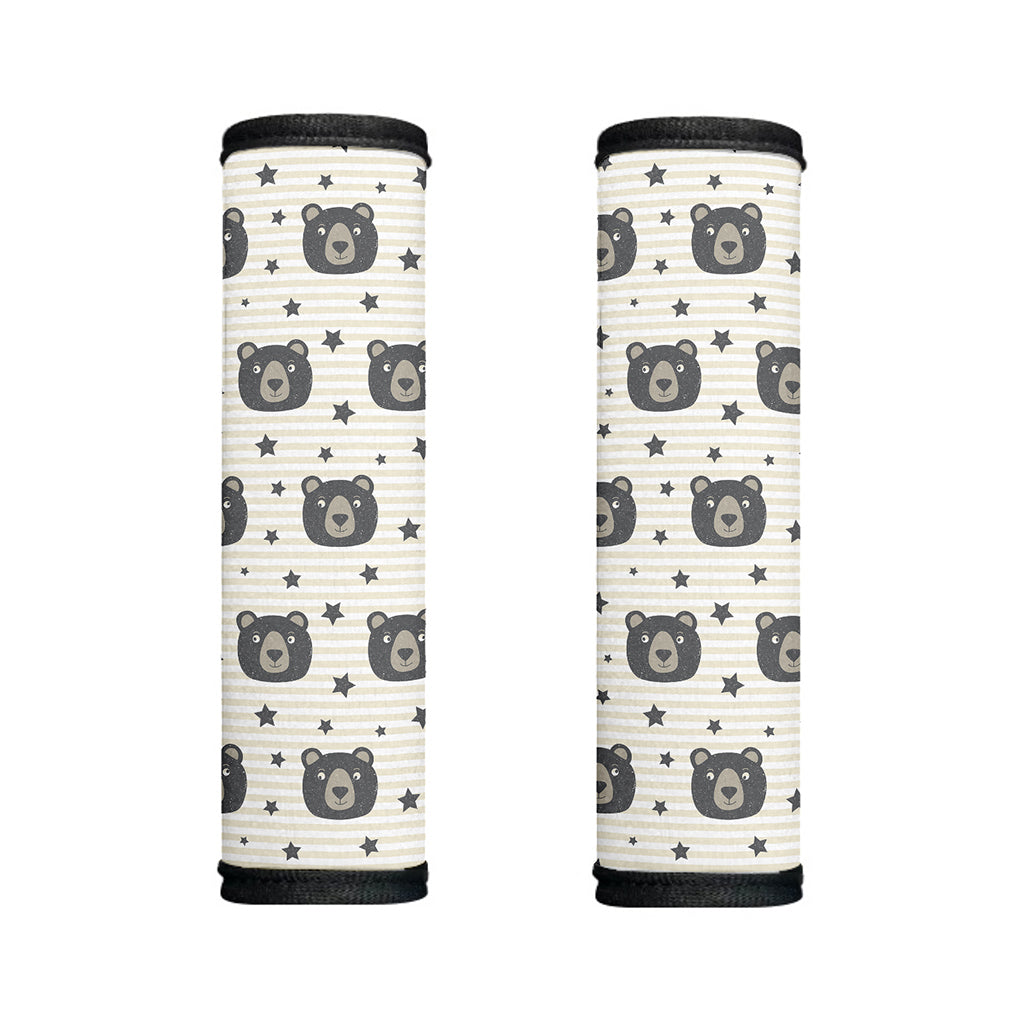Cute Black Bear Pattern Print Handle Covers