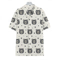 Cute Black Bear Pattern Print Hawaiian Shirt