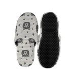 Cute Black Bear Pattern Print Slippers