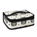 Cute Black Bear Pattern Print Small Lunch Bag
