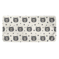 Cute Black Bear Pattern Print Towel