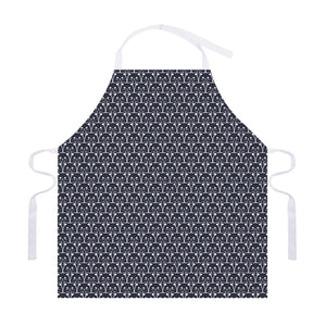 Cute Black Cat Pattern Print Adjustable Apron