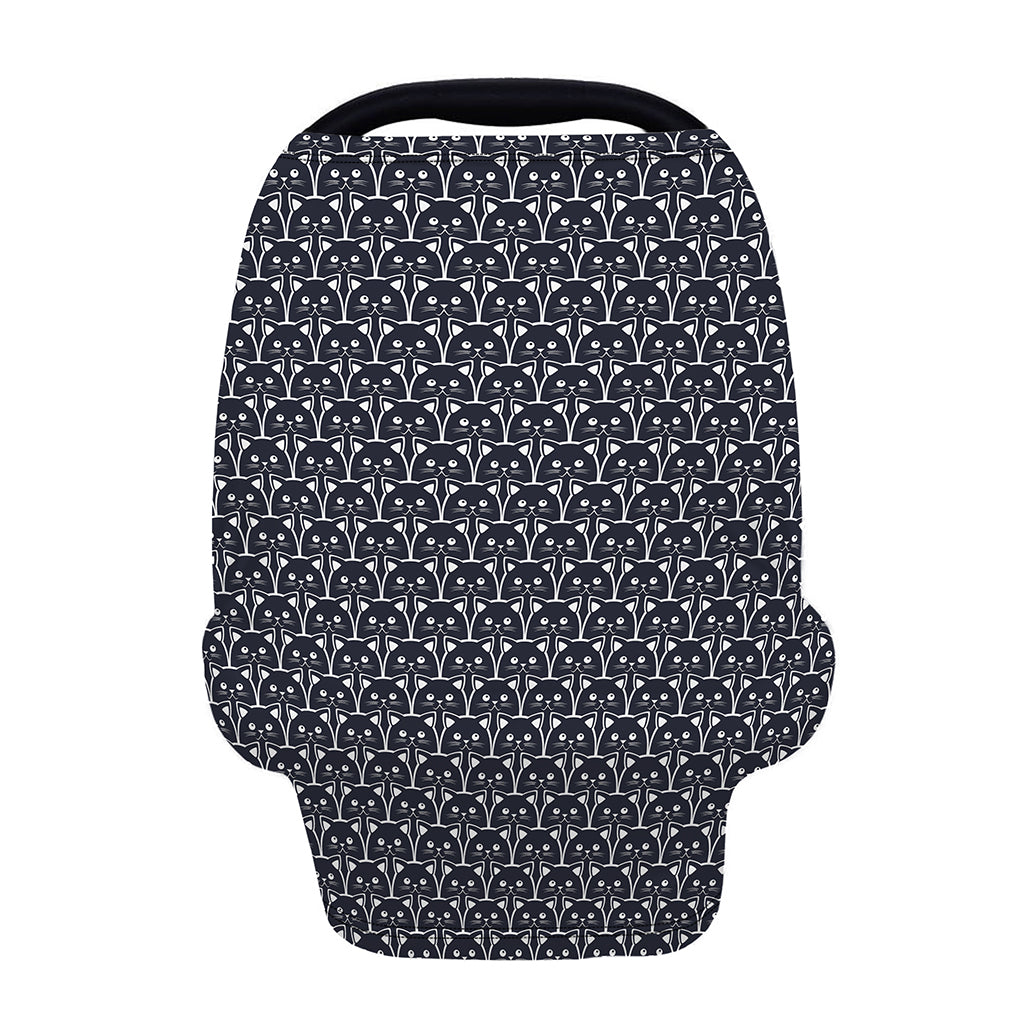 Cute Black Cat Pattern Print Baby Seat Cover
