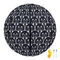 Cute Black Cat Pattern Print Basketball