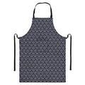 Cute Black Cat Pattern Print Bib Apron With Pocket