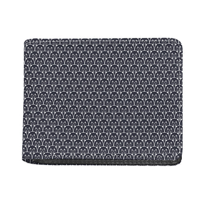 Cute Black Cat Pattern Print Bifold Wallet