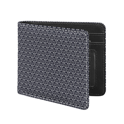 Cute Black Cat Pattern Print Bifold Wallet