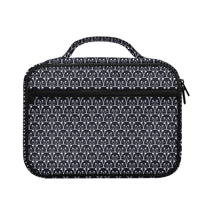 Cute Black Cat Pattern Print Briefcase Bible Bag