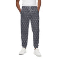 Cute Black Cat Pattern Print Cotton Sweatpants