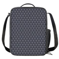 Cute Black Cat Pattern Print Crossbody Lunch Bag