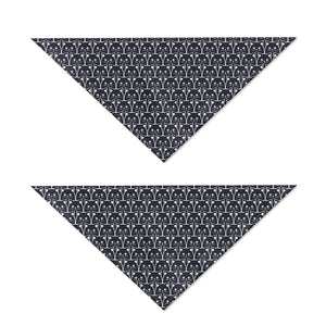 Cute Black Cat Pattern Print Dog Bandana