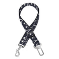 Cute Black Cat Pattern Print Dog Seat Belt