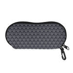 Cute Black Cat Pattern Print Glasses Case