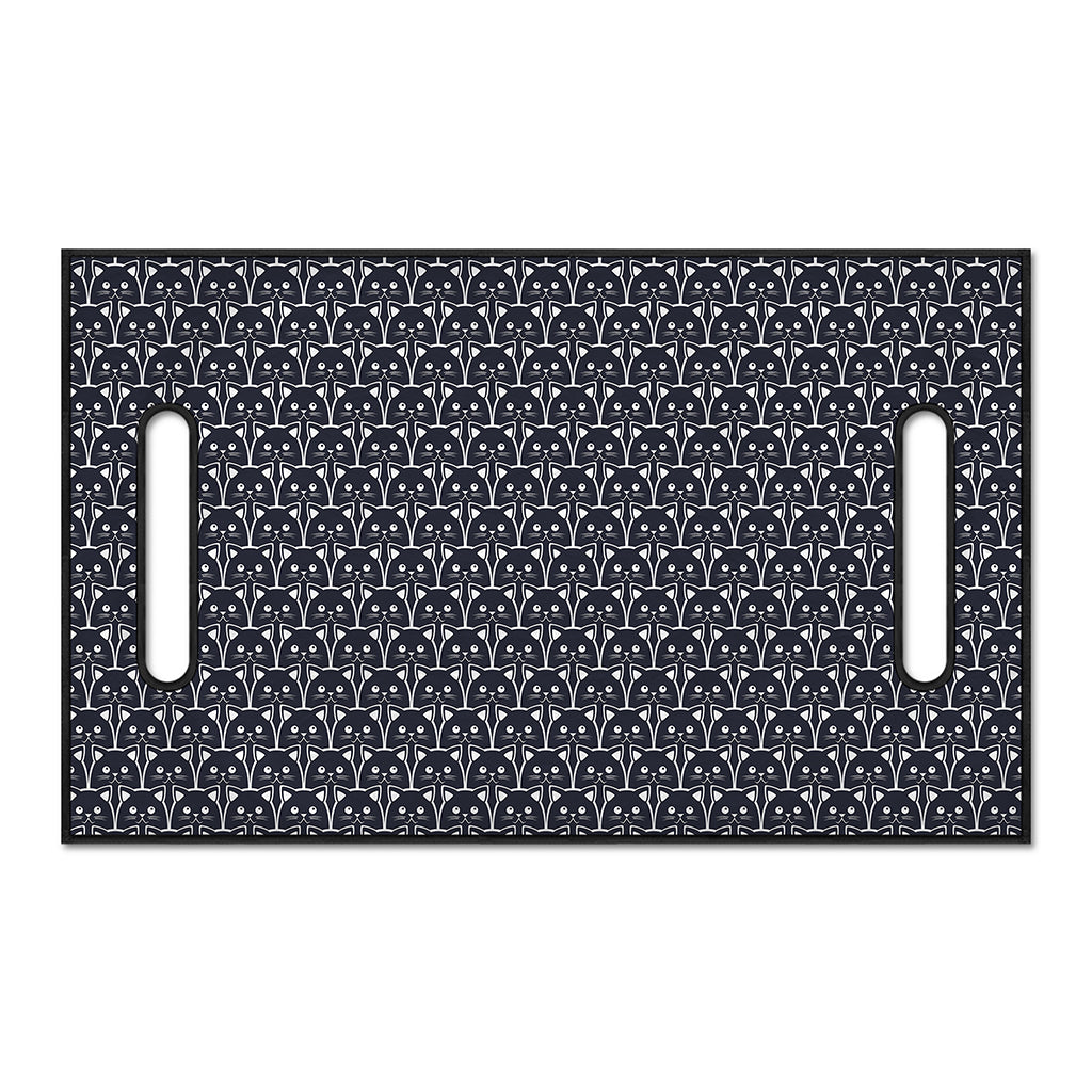 Cute Black Cat Pattern Print Golf Cart Seat Cover
