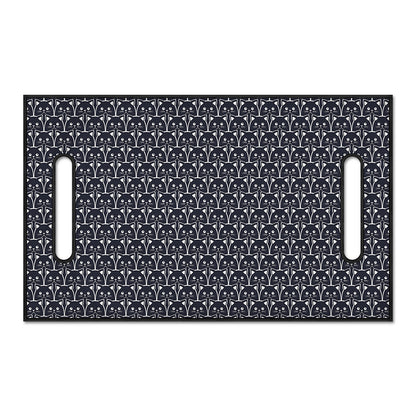 Cute Black Cat Pattern Print Golf Cart Seat Cover