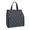 Cute Black Cat Pattern Print Insulated Lunch Tote