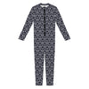 Cute Black Cat Pattern Print Jumpsuit