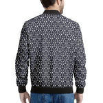 Cute Black Cat Pattern Print Men's Bomber Jacket