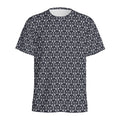 Cute Black Cat Pattern Print Men's Athletic T-Shirt