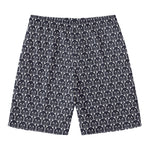 Cute Black Cat Pattern Print Men's Swim Trunks