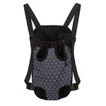 Cute Black Cat Pattern Print Pet Carrier Backpack