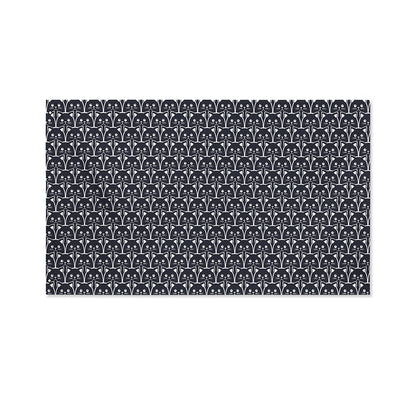 Cute Black Cat Pattern Print Polyester Flag