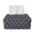 Cute Black Cat Pattern Print Rectangle Tissue Box Cover