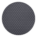 Cute Black Cat Pattern Print Round Blanket