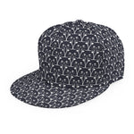 Cute Black Cat Pattern Print Snapback Cap