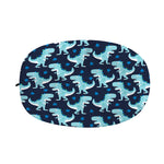 Cute Blue T-Rex Dinosaur Pattern Print Car Side Mirror Covers
