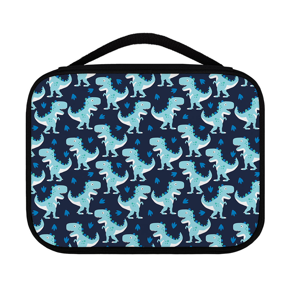 Cute Blue T-Rex Dinosaur Pattern Print Classic Bible Case