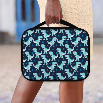 Cute Blue T-Rex Dinosaur Pattern Print Classic Bible Case