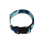 Cute Blue T-Rex Dinosaur Pattern Print Dog Collar
