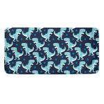 Cute Blue T-Rex Dinosaur Pattern Print Towel