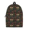 Cute Boho Owl Pattern Print School Backpack