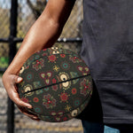 Cute Boho Owl Pattern Print Basketball