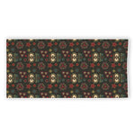 Cute Boho Owl Pattern Print Beach Towel