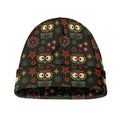 Cute Boho Owl Pattern Print Beanie